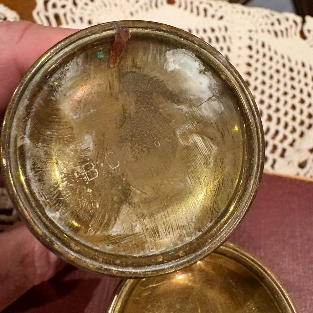 Vintage B.C.A. Denmark brass oil lamps